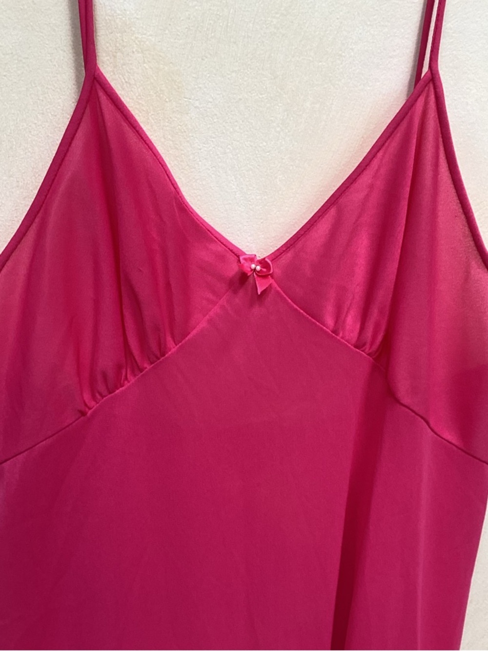 Vintage 100% Nylon Pink Nightgown Negligee - Picture 2 of 12